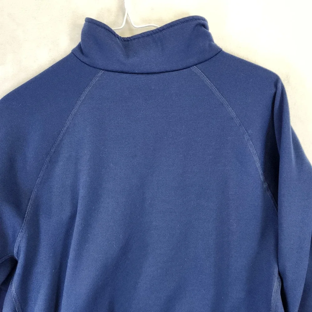 The North Face Mens UltraWick Quarter Zip Pullover Navy Blue Medium‎ Pocket